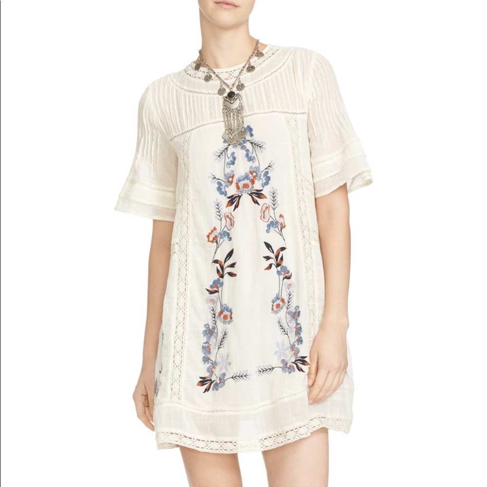 Free People Ivory Perfect Victorian Dress - Size Medium - Read Description